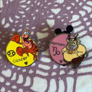 Zodiac Hidden Mickey Disney Pins